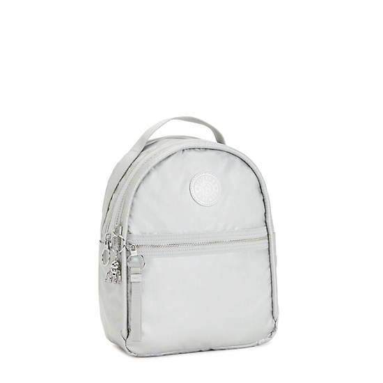 Kipling Kae Classic Metallic Backpacks Bright Metallic | CA 1587VR